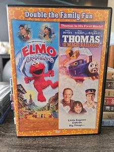 Adventures of Elmo in Grouchland/Thomas and the Magic Railroad - 2 Pack Kid DVDs - Picture 1 of 8