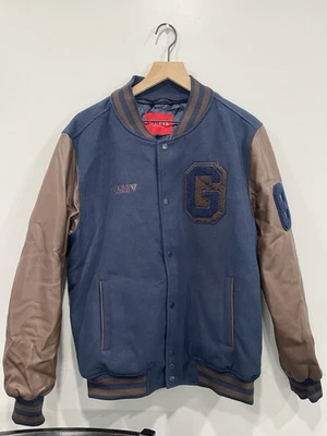 Rare Men Guess Brown Blue Versify Jacket Men Size Large Free Shipping - Image 1 of 4