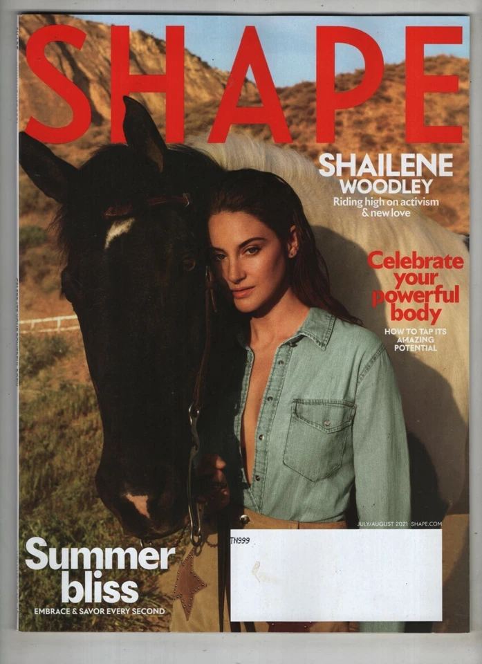 Shape Magazine Shailene Woodley Summer Bliss July/August 2021 062821nonr - Image 1 of 1