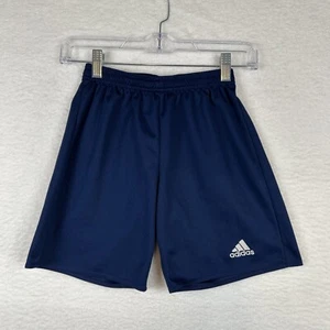 Adidas Parma 16 Shorts Youth Boys Size Medium Soccer Navy Blue Climalite - Picture 1 of 6