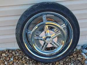 2005 Harley VRSCSE V-Rod Custom Rear Wheel Rim 18 - Picture 1 of 12