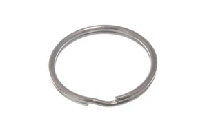 40 X Split Schlüsselanhänger CP Verchromt Stahl 30mm (3cm) Onestopdiy Neu - Bild 1 von 1