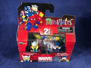 X2-37 MINIMATES ACTION FIGURE 2-PACK - FIRST APPEARANCE THOR & BALDER THE BRAVE - Picture 1 of 6
