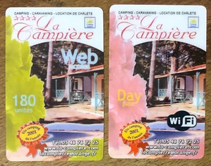 17 INSEL OLÉRON LA CAMPIÈRE 2 KARTEN PASSMAN INTERNET PREPAID PREPAID TELEKARTE - Bild 1 von 2