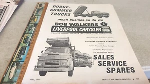 1970 DODGE , COMMER TRUCKS  Original Sales Advert  - Picture 1 of 1