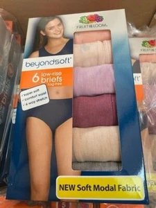 Women's Beyondsoft Low-Rise Brief Underwear, 6 Pack - Size 5 - BUY MORE & SAVE! - Picture 1 of 1