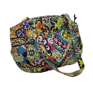 Vera Bradley RIO Double Straps Quilted Shoulder Bag Tote Multicolor - Picture 1 of 16