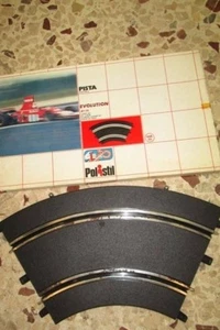 POLISTIL Track Electric 1/32 Evolution A9 Curve Flat 60° Curve Courbe Kurve - Picture 1 of 1