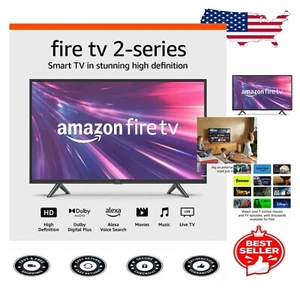 Compact 32'' HD Smart TV with Alexa Voice Remote - Stream Movies & Shows Freely - Picture 1 of 9