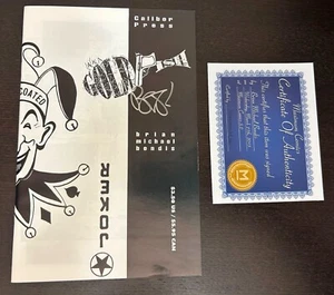 AKA GOLDFISH JOKER #1 (Caliber Press 1995) -- SIGNED Brian Michael Bendis COA - Picture 1 of 2