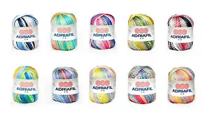 50g KIMERA ADRIAFIL egipcio 100% algodón degradado VEGANO algodón BATIK nuevo - Imagen 1 de 18