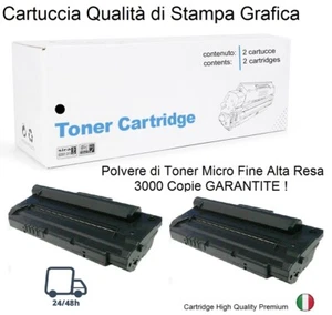 2 Toner MLT-D1092S/ELS Compatibili per Samsung SCX-4300 SCX-4301 SCX-4310 - Foto 1 di 5