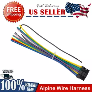 Brand New Wire Harness for ALPINE CDE-164BT CDE164BT Car Radio Replacement Part - Picture 1 of 2