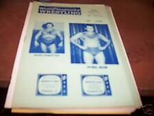 WCW Program #1622 Spiros Arion & Bruno Sammartino