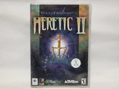 NEW (Read) Heretic II 2 Mac OS X Computer Game SEALED Macintosh Macplay 1998 - Image 1 of 4