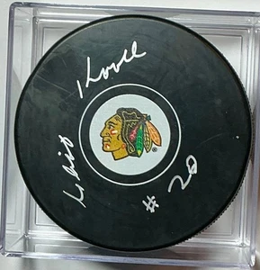 Cliff Koroll autographed Chicago Blackhawks Souvenir Puck - Picture 1 of 2