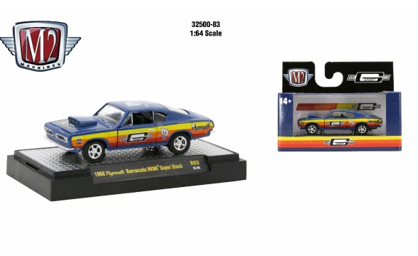 M2 Machines Auto Trucks 1:64 1968 Plymouth Barracuda Hemi Rel 83 - Image 1 of 1