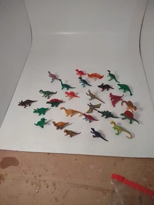AG240 Vintage 1960s Tim Mee (?) Collectable Plastic Dinosaur Toys - 25+pcs 1659 - Picture 1 of 8