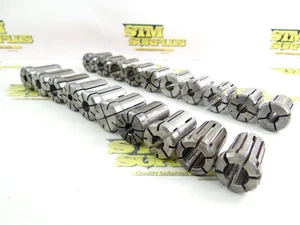 20 ASSORTED DA180 COLLETS 1/8" TO 47/64" ERICKSON HARDINGE KENNEMETAL KEO - Picture 1 of 19