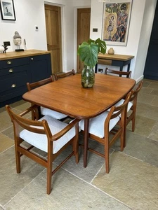 G Plan Vintage Extending Dining Table And 6 Mid Century Chairs - Picture 1 of 14