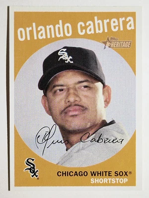 2008 Topps Heritage #114 Orlando Cabrera - Image 1 of 2