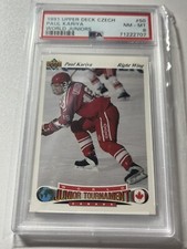 1991-92 Upper Deck Czech #50 Paul Kariya Rookie Card PSA 8  World Juniors