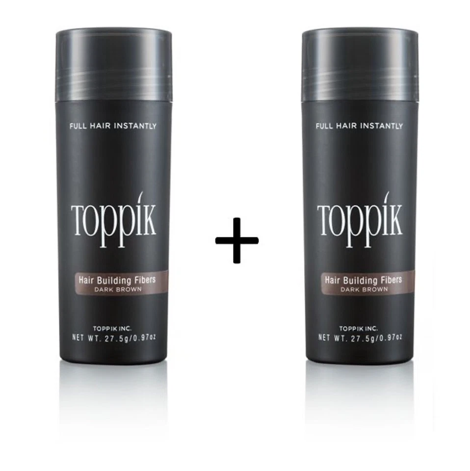 2 x TOPPIK 27,5 (g). Hair Fibers - thickener loss concealer Microhairs - Image 1 of 1