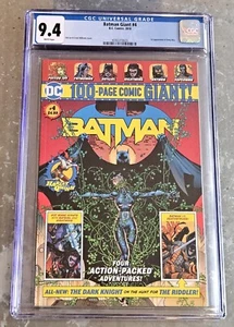 BATMAN GIANT #4 Walmart Release - 1st APP JINNY HEX CGC 9.4 - Picture 1 of 3