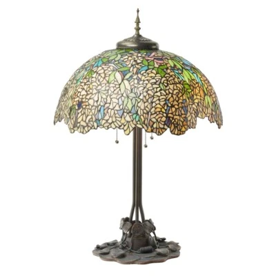 31.75"H Laburnum Antique Style Stained Glass Table Lamp - Image 1 of 4