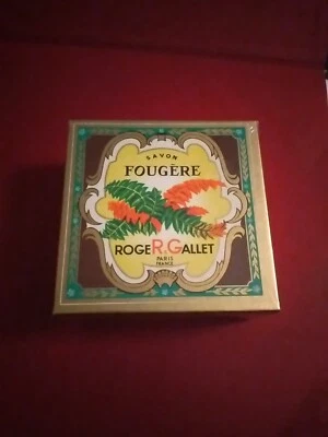 Roger & Gallet Seife BADESEIFE  Fougere Farn 150gr Vintage NEU Teerose Rar Folie - Bild 1 von 4