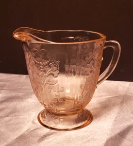 Vtg MacBeth Evans Pink American Sweetheart Depression Glass Creamer 1930-1936 - Picture 1 of 10