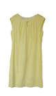 Steilmann Ladies Sleeveless Linen Shift Dress Uk Size 16 Lemon Yellow Germany
