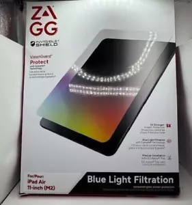 Zagg InvisibleShield VisionGuard BlueLIGHT Screen Protector Apple iPad Air 11"M2 - Picture 1 of 7