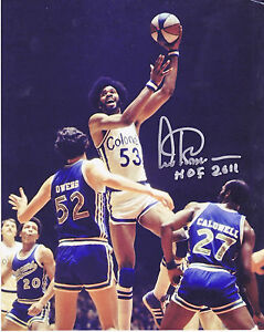 ARTIS GILMORE  KENTUCKY COLONELS   HOF 2011  ACTION SIGNED 8x10