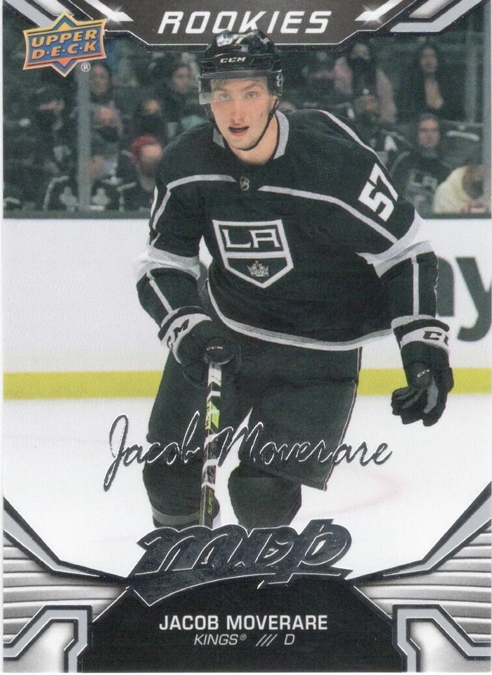 22-23 2022-23 UD MVP Jacob Moverare ROOKIE Silver Script INSERT #224-Kings - Image 1 of 1