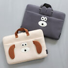15" Bunny Puppy Padded Laptop Tablet Ipad Notebook Tote Bag Pouch Case 5Pockets