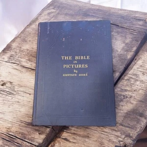 1934 The Bible in Pictures by Gustave Dore ROYCROFT First Edition NICE COPY - Foto 1 di 13