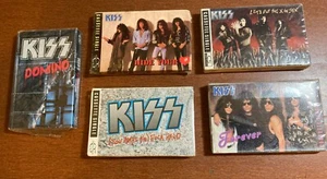 Vintage - Kiss - Sealed - Cassette Singles Lot x5 - 1988-92- Domino,Forever, - Picture 1 of 6