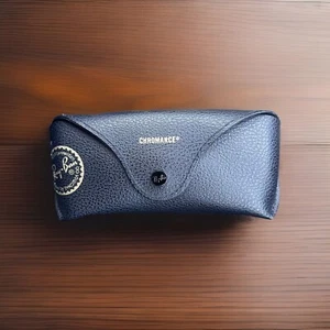 Rayban Ray ban Designer sun glasses eye spectacles case soft black Chromance - Picture 1 of 4