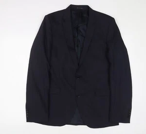 Selected Homme Herren Sakko Anzugjacke Blau Wolle Größe 42 Regular - Bild 1 von 10