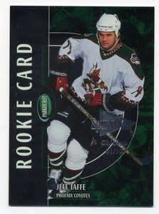 2002-03 Parkhurst JEFF TAFFE Rookie Card RC SPORTSFEST EMERALD #1/10 Sportsfest