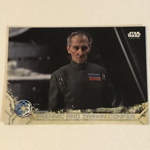 Rogue One Trading Card Star Wars #13 Krennic & Tarkin Confer - Picture 1 of 2