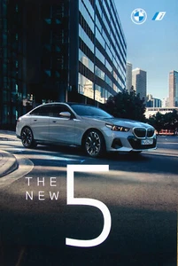 2025 MY BMW 5 i5 & M Performance Saloon G60 brochure 2 2024 brochure rare - Picture 1 of 1