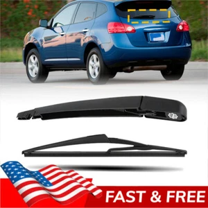 Rear Wiper Arm & Blade Kit For 2008-2013 Nissan ROGUE 2011-2016 JUKE NEW USA - Picture 1 of 12