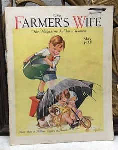 Vintage Mai 1935 Die Bäuerin MAGAZIN Charles Twelvetrees Cover - Bild 1 von 16