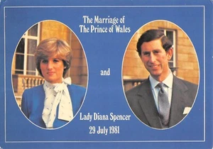 CPA THEME POLITIQUE / MARRIAGE OF LADY DIANA SPENCER 1981 - Imagen 1 de 1