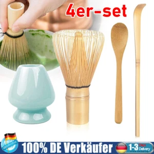 Teezeremonie Set Bambus Chasen Pulver Schneebesen für Grüntee Matcha Latte NEU - Bild 1 von 21