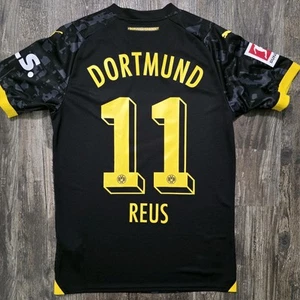 2024 Puma Borussia Dortmund Away Soccer Jersey Marco Reus Men S Bundesliga - Picture 1 of 7