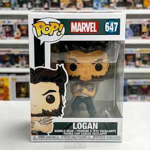Funko Pop Marvel Logan 647 X-Men Origins Wolverine Bobble-Head Vinyl Figure New - Picture 1 of 8