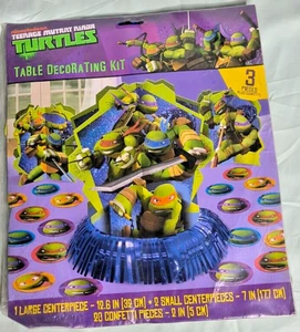 Teenage Mutant Ninja Turtles Table Decorating Kit New 3 Pieces + Confetti - Picture 1 of 1